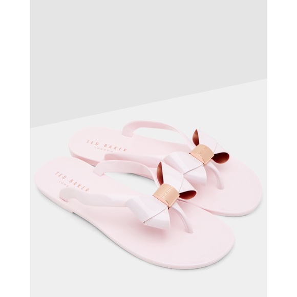 Ted Baker Ettiea Pink Bow Jelly Flip 